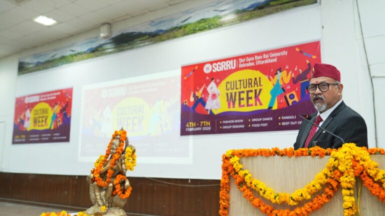 श्री गुरु राम राय विश्वविद्यालय में  सांस्कृतिक सप्ताह का जोरदार आगाज़